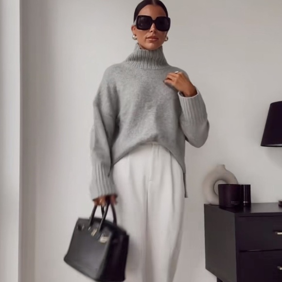 NWT ZARA SOFT KNIT SWEATER S - Picture 6 of 7